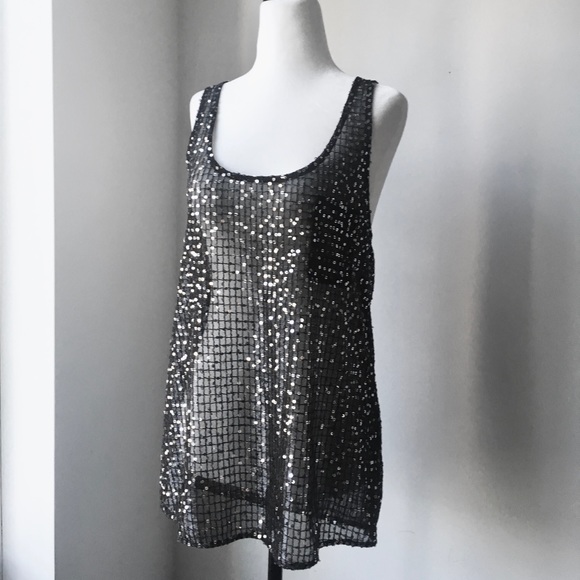 Collective concepts sequin tunic size large - Picture 1 of 12